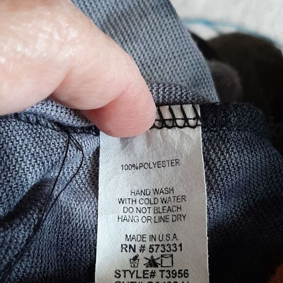 Hail3y:23 multi colored top with cowl neck - Picture 7 of 7